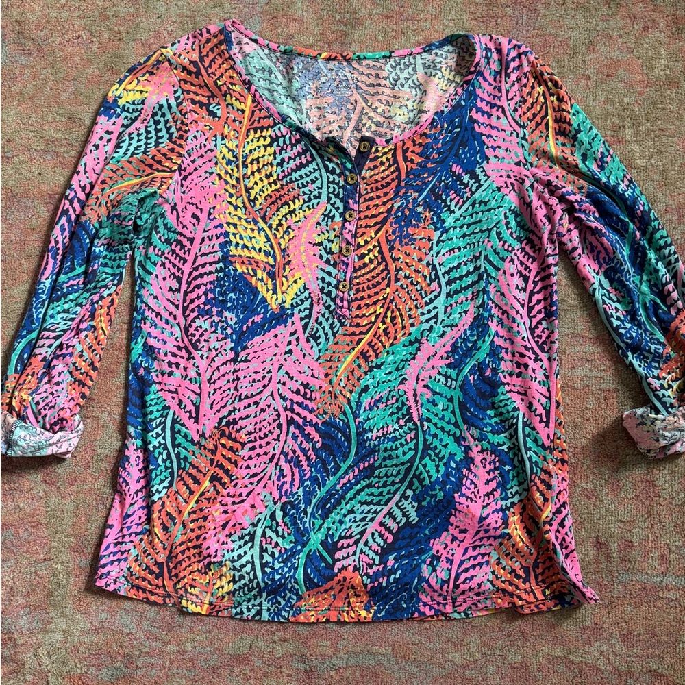 Lilly Pulitzer | Electric Feel Porter Henley Top